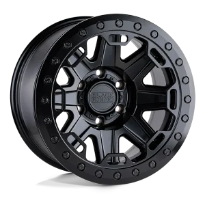 Black Rhino – RIFT BEADLOCK – Black – 17″x8.5″ 0mm – All weather Wheels – 1785RFT006140M12